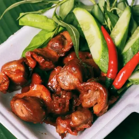 Hình ảnh Mề gà nướng muối ớt