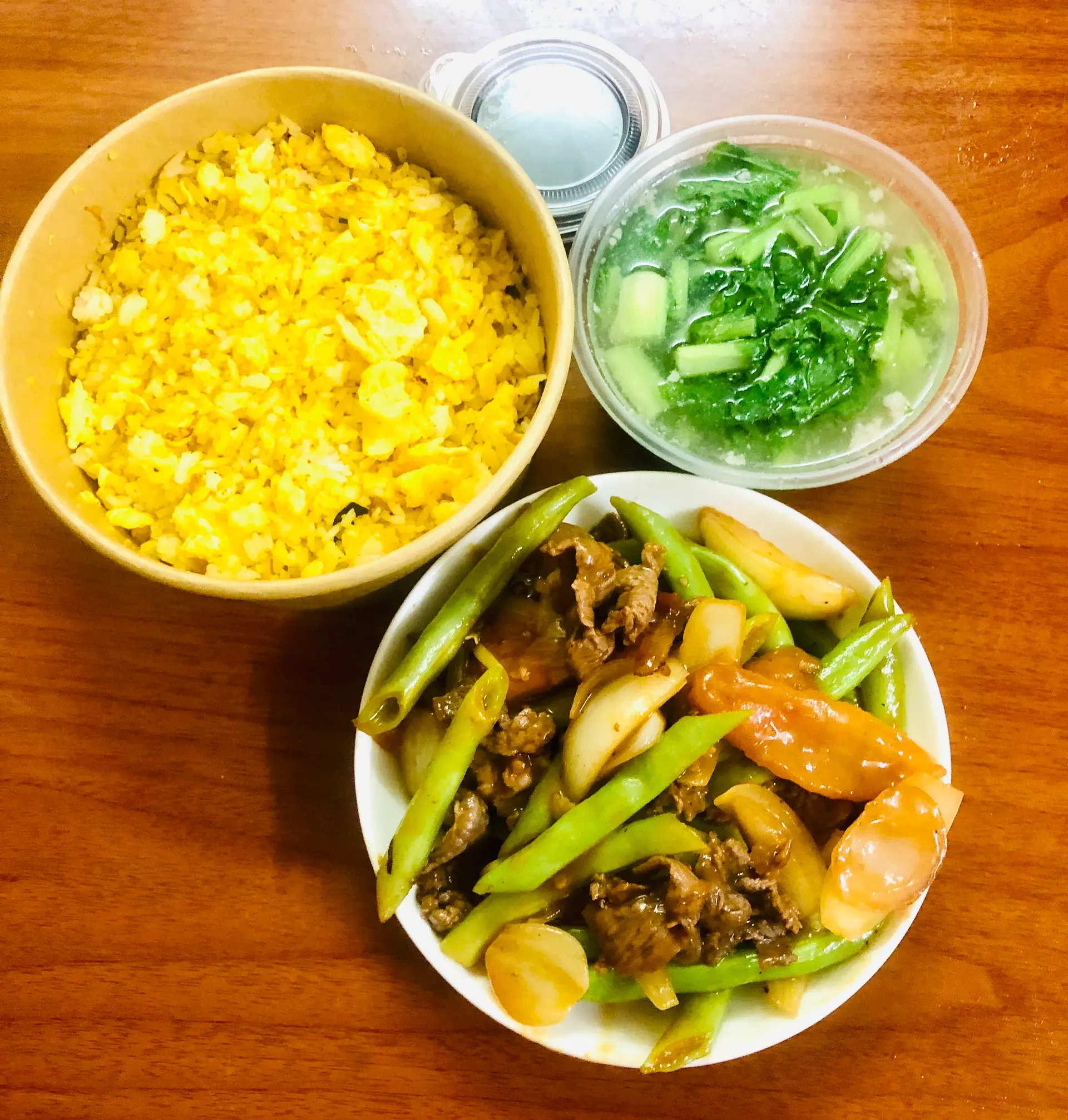 Hình ảnh Cơm Rang Đậu Que Xào Bò ( Hạt Giòn )