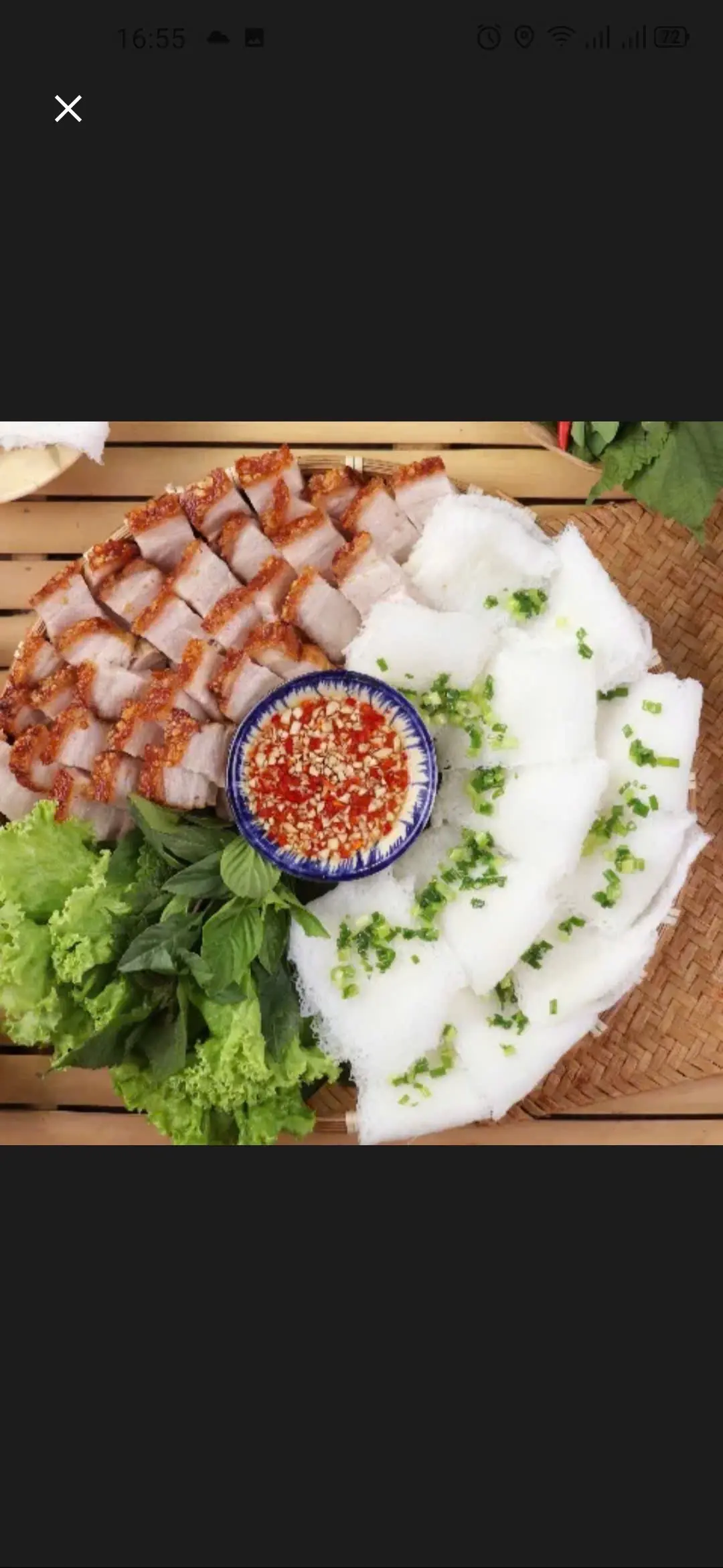 Hình ảnh Bánh Hỏi (heo quay+nem nướng)