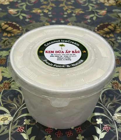 Hình ảnh Kem Dừa hộp 400ml (250g)