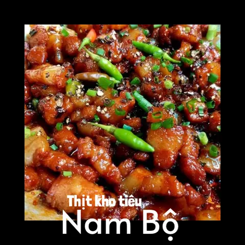 Hình ảnh Ba rọi kho tiêu 