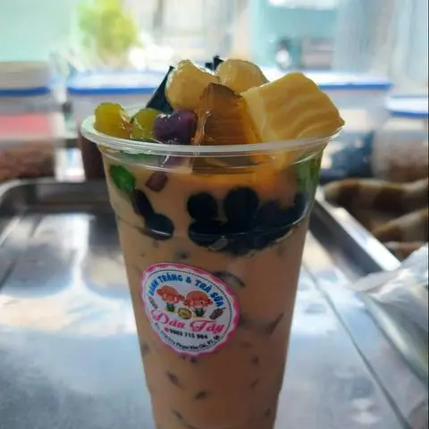 Hình ảnh trà sữa bạc hà 
