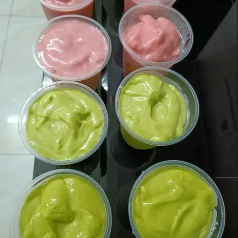 Hình ảnh sinh tố bơ sầu riêng 