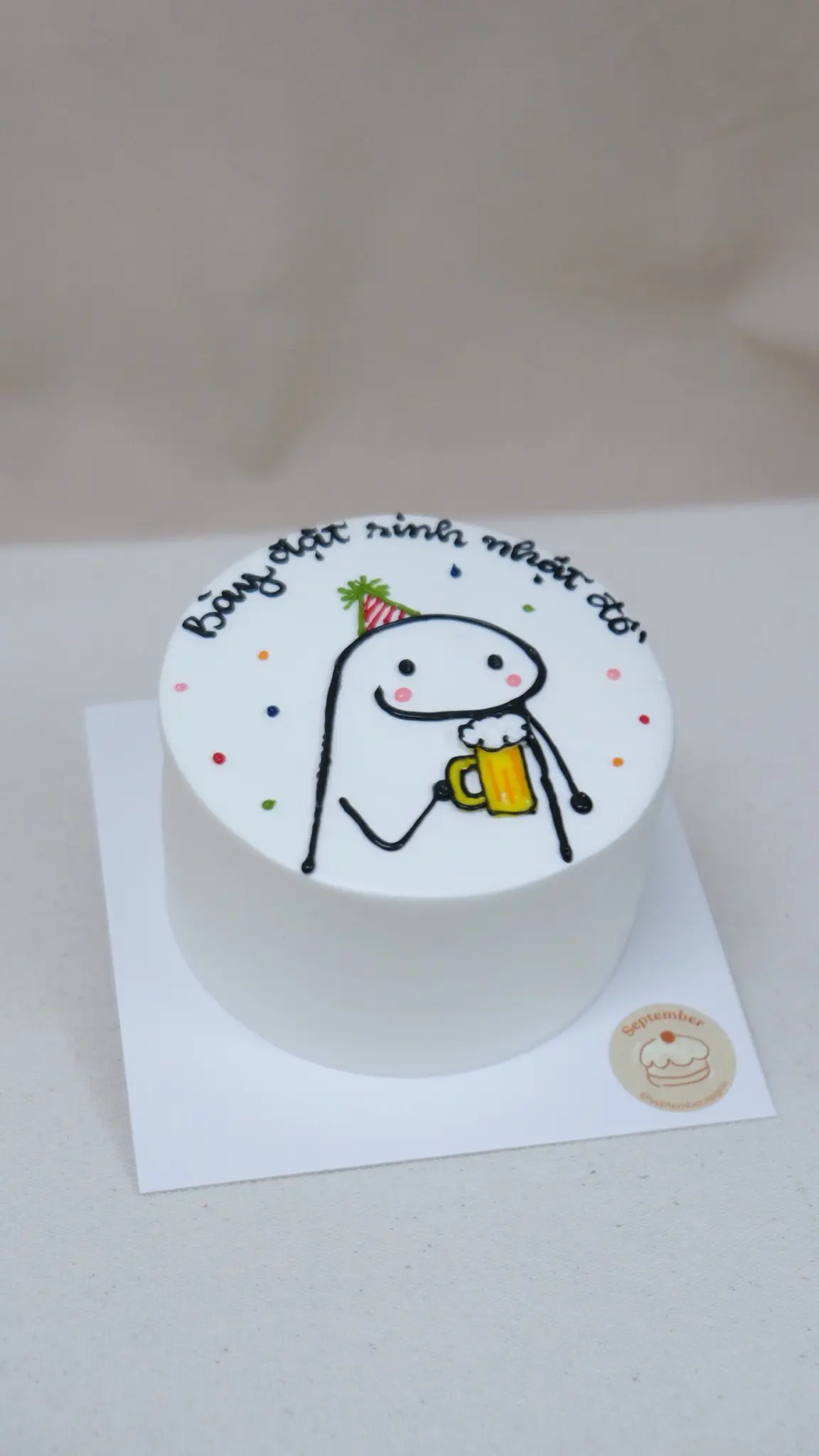 Hình ảnh Bánh kem mini Bày đặt sinh nhật