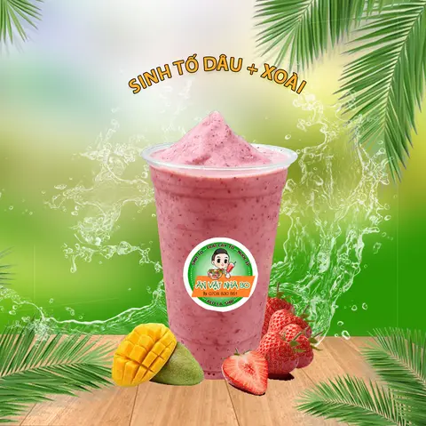 Hình ảnh SINH TỐ DÂU + XOÀI