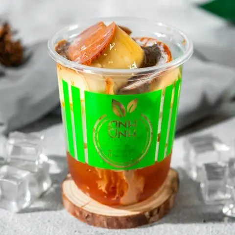 Hình ảnh Ly bánh Flan + Cà phê & Rid béo