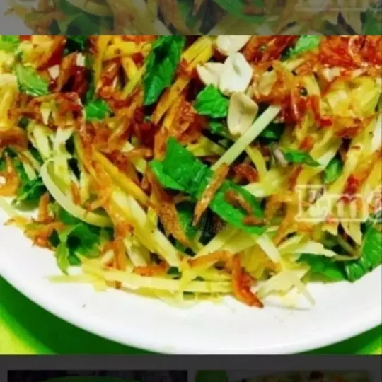 Hình ảnh Gỏi Xoài + khô mực + trứng 