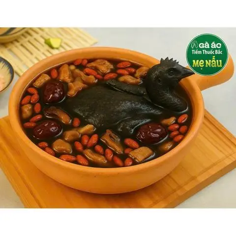 Hình ảnh Gà Ác Tiềm Thuốc Bắc