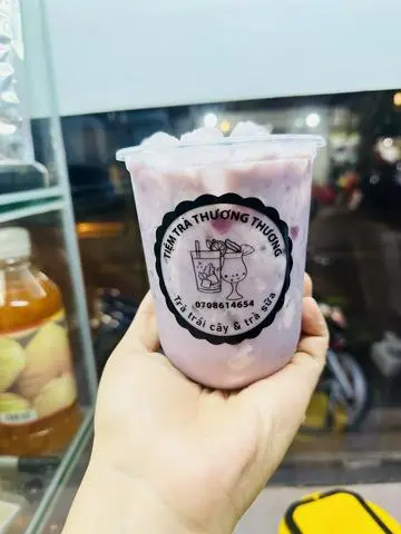 Hình ảnh Trà sữa khoai môn sốt khoai môn tươi
