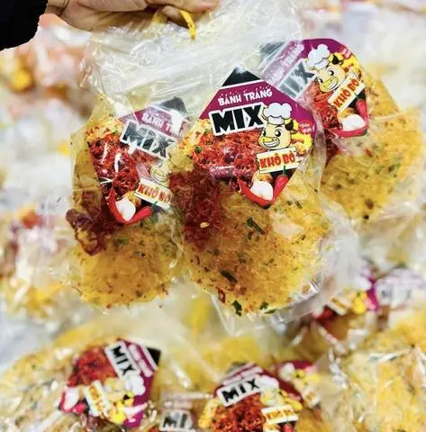 Hình ảnh Bánh Tráng Mix Bò