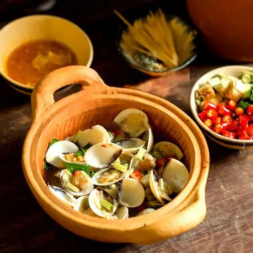 Hình ảnh Nghêu hấp sả