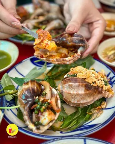 Hình ảnh Ốc khế nướng tiêu xanh
