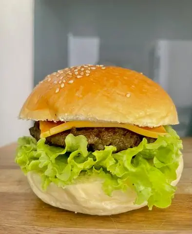 Hình ảnh Hamburger bò phô mai