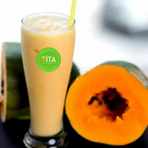 Hình ảnh Sinh tố táo, cam, chuối