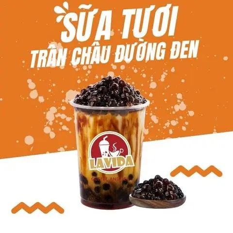 Hình ảnh Sữa Tươi Trân Châu Đường Đen