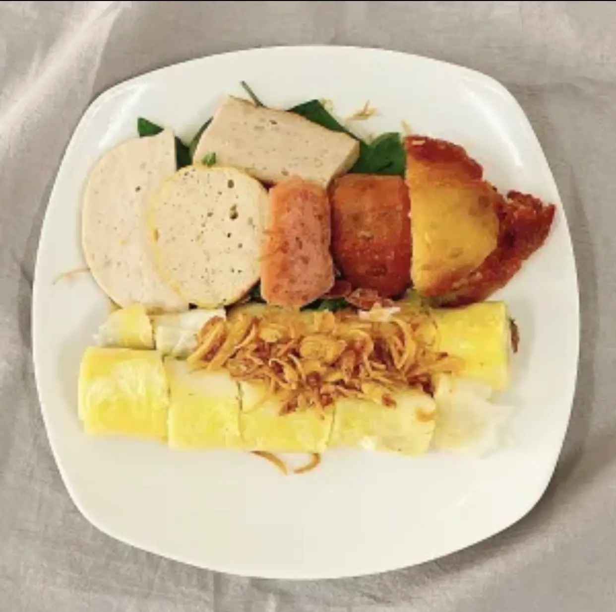 Hình ảnh Bánh cuốn trứng