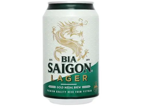 Hình ảnh bia. SAIGON LAGER