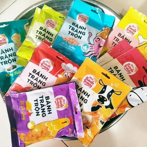 Hình ảnh Bánh tráng trộn mix vị 