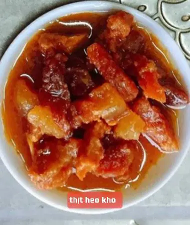 Hình ảnh Thịt heo kho 