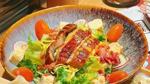 Hình ảnh Unagi salad- Xà lách lươn nhật