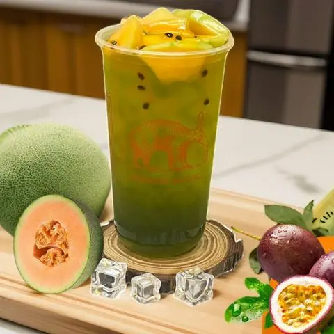 Hình ảnh Trà Dưa Lưới Chanh Dây 