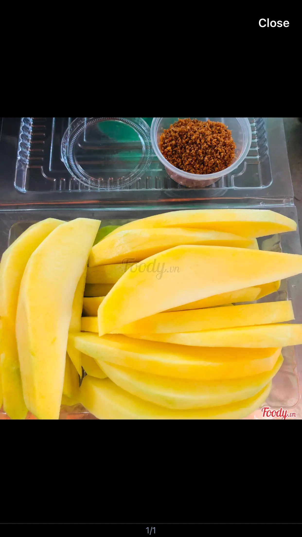 Hình ảnh Xoài Sống Chấm Muối Ớt Hộp Lớn