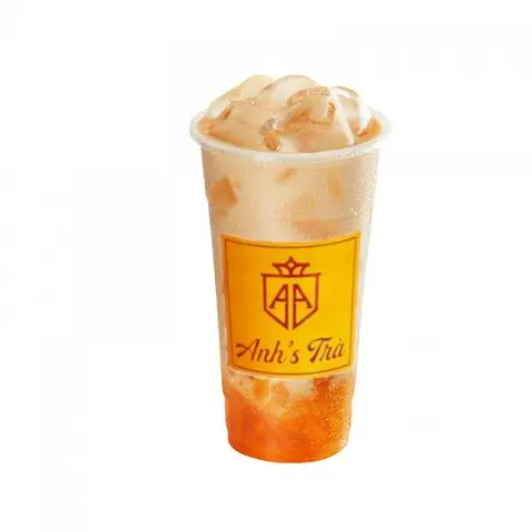 Hình ảnh Sữa Tươi Đào Kem Cheese 
