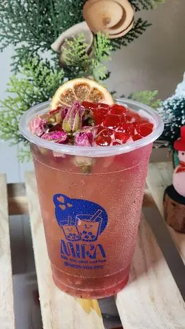 Hình ảnh Trà Vải Hoa Hồng