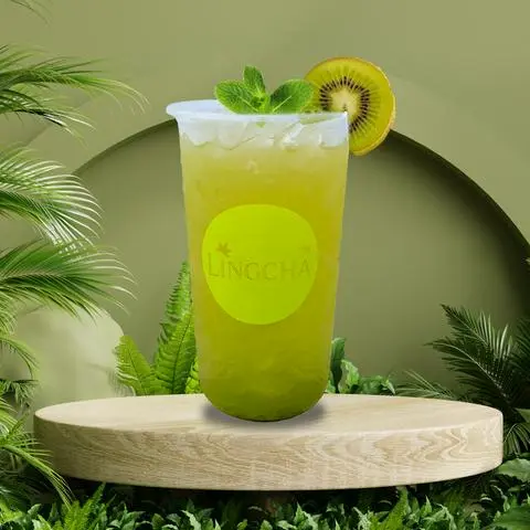 Hình ảnh Trà Kiwi Thạch Con Cá Dễ Thương