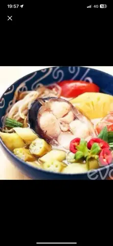 Hình ảnh canh chua cá hú