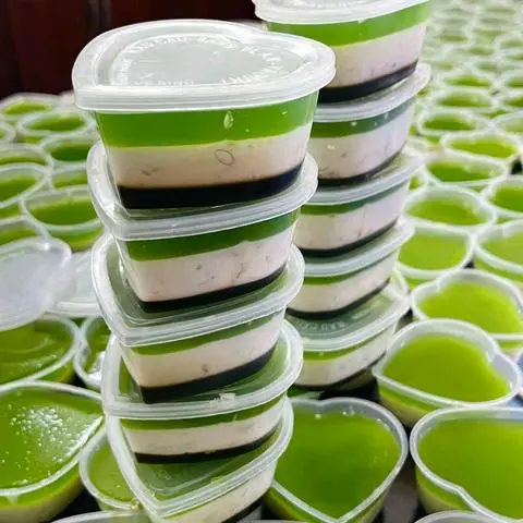 Hình ảnh Combo 20 Rau câu tim sợi giòn thơm ngon (tặng 02)