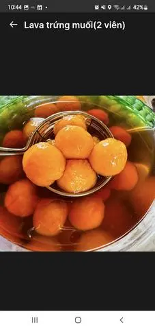 Hình ảnh Lava trứng muối ( 2 viên )