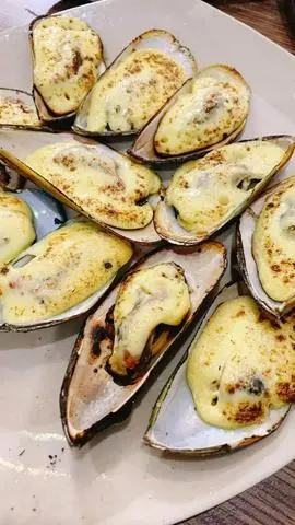 Hình ảnh Vẹm xanh nướng phô mai