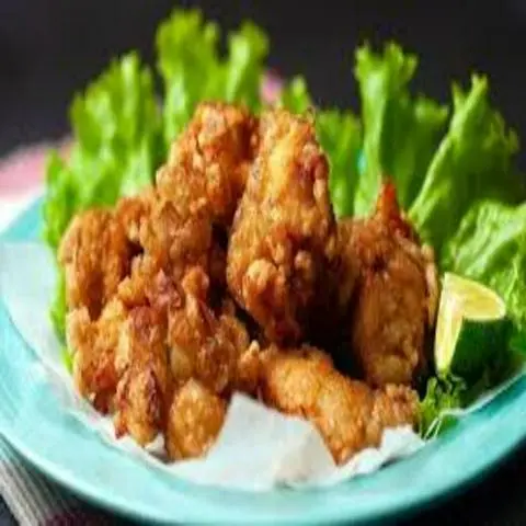 Hình ảnh 1 phần da gà chiên giòn