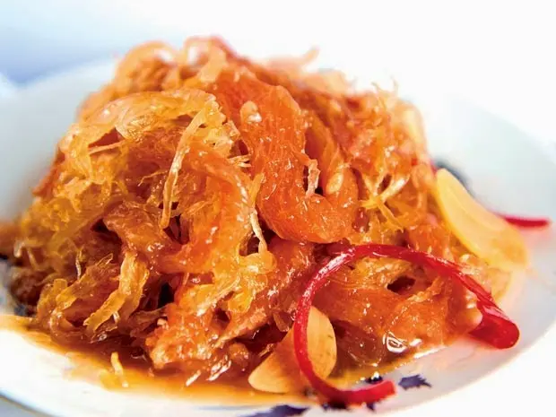 Hình ảnh Cơm mắm thái thịt ba chỉ + Canh (New)