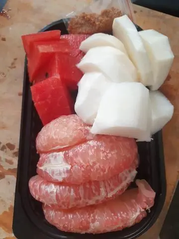 Hình ảnh Hộp: Sắn, Bưởi, Dưa hấu 