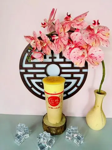 Hình ảnh Trà sữa kem trứng nướng