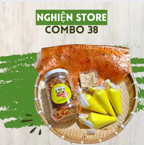 Hình ảnh Combo bánh tráng dẻo tôm