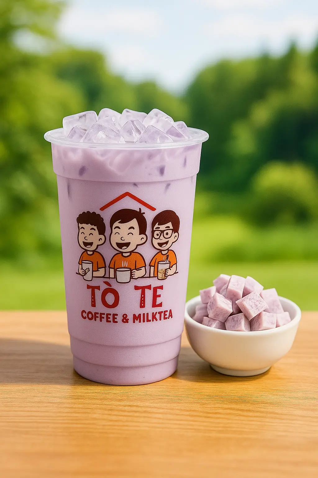 Hình ảnh Trà Sữa Khoai Môn 