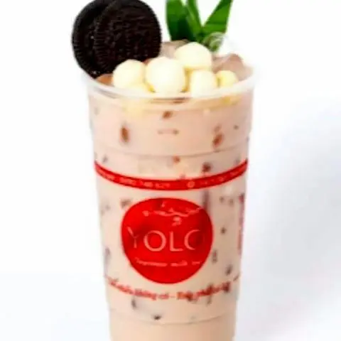Hình ảnh Trà sữa cookie phô mai viên