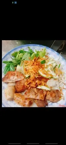 Hình ảnh Bánh ướt thịt nướng nem nướng chả giò