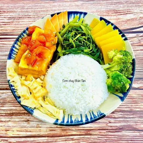 Hình ảnh Cơm đậu hủ sốt cà chay