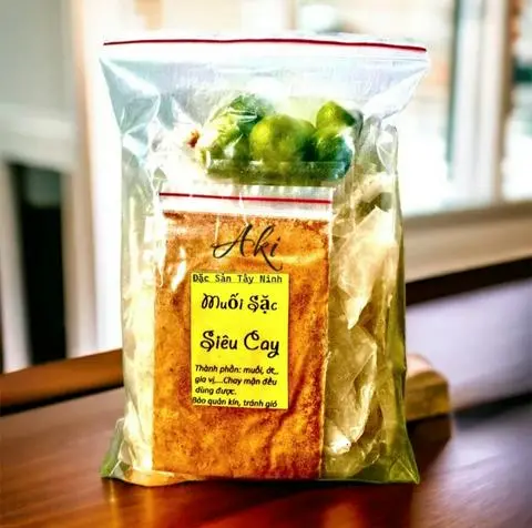 Hình ảnh Combo Bánh Tráng muối Sặc siêu cay + tắc