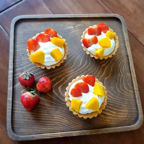 Hình ảnh tart kem tươi
