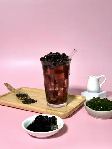 Hình ảnh TRÀ HOA NHO TÍM TRÂN CHÂU 