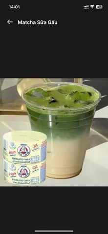 Hình ảnh Matcha Sữa gấu