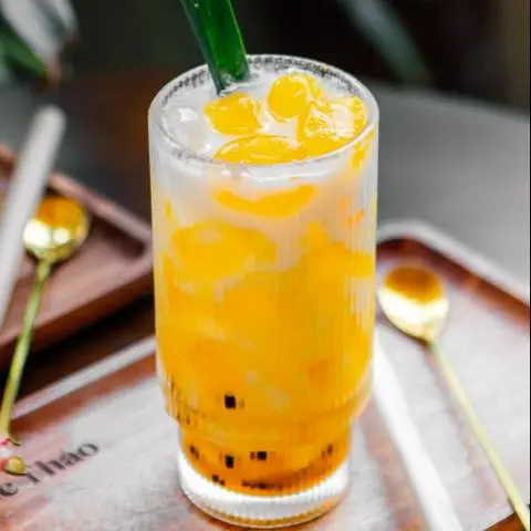 Hình ảnh yogurt chanh dây hạt đác
