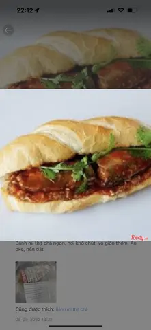 Hình ảnh Bành mì cá hộp 