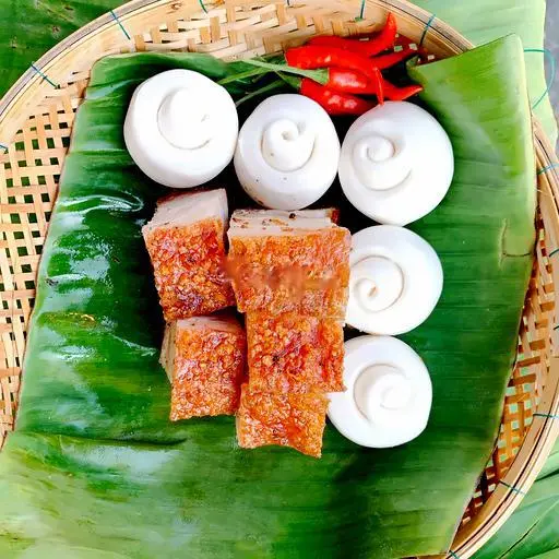 Hình ảnh Thịt heo quay ba rọi 500g 