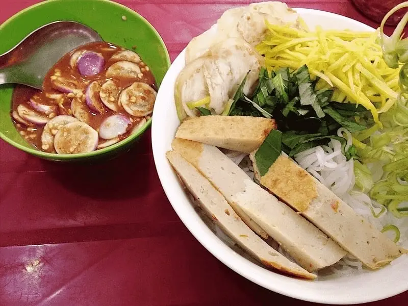 Hình ảnh Bún mắm nêm chả cá